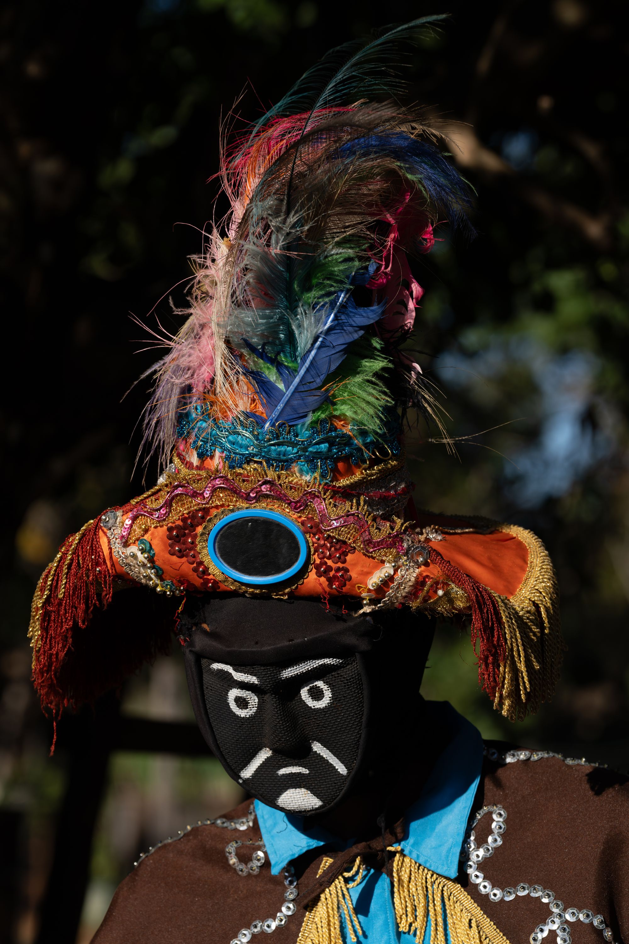 Representação masculina dos Mascarados de Poconé